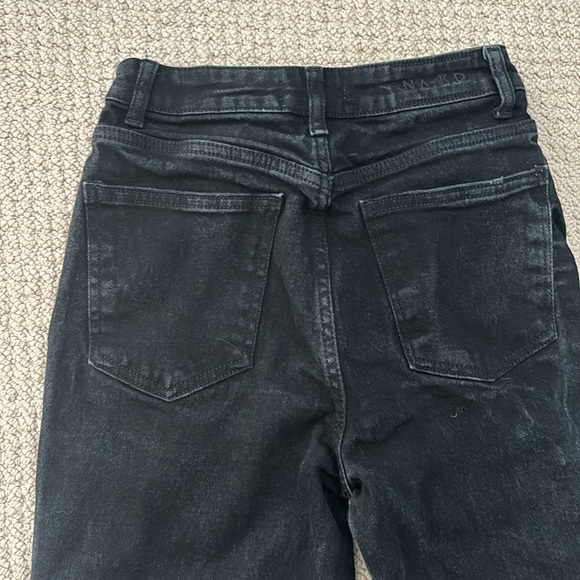 NA-KD Black Jeans (size 34, fits like 25/0) - Picture 3 of 3